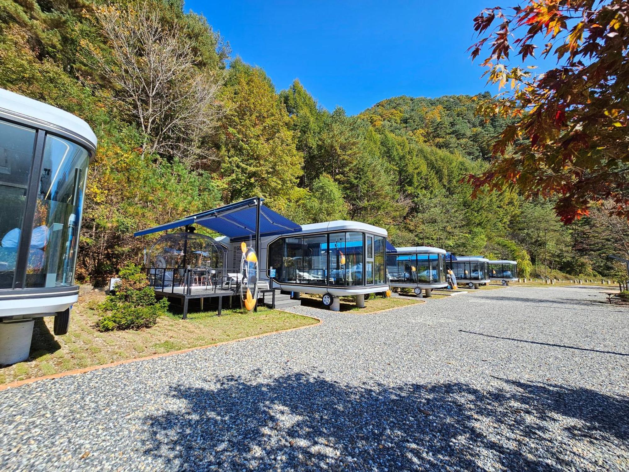 Galaxy X Hotel Type Caravan Glamping & Pension Pyeongchang Luaran gambar