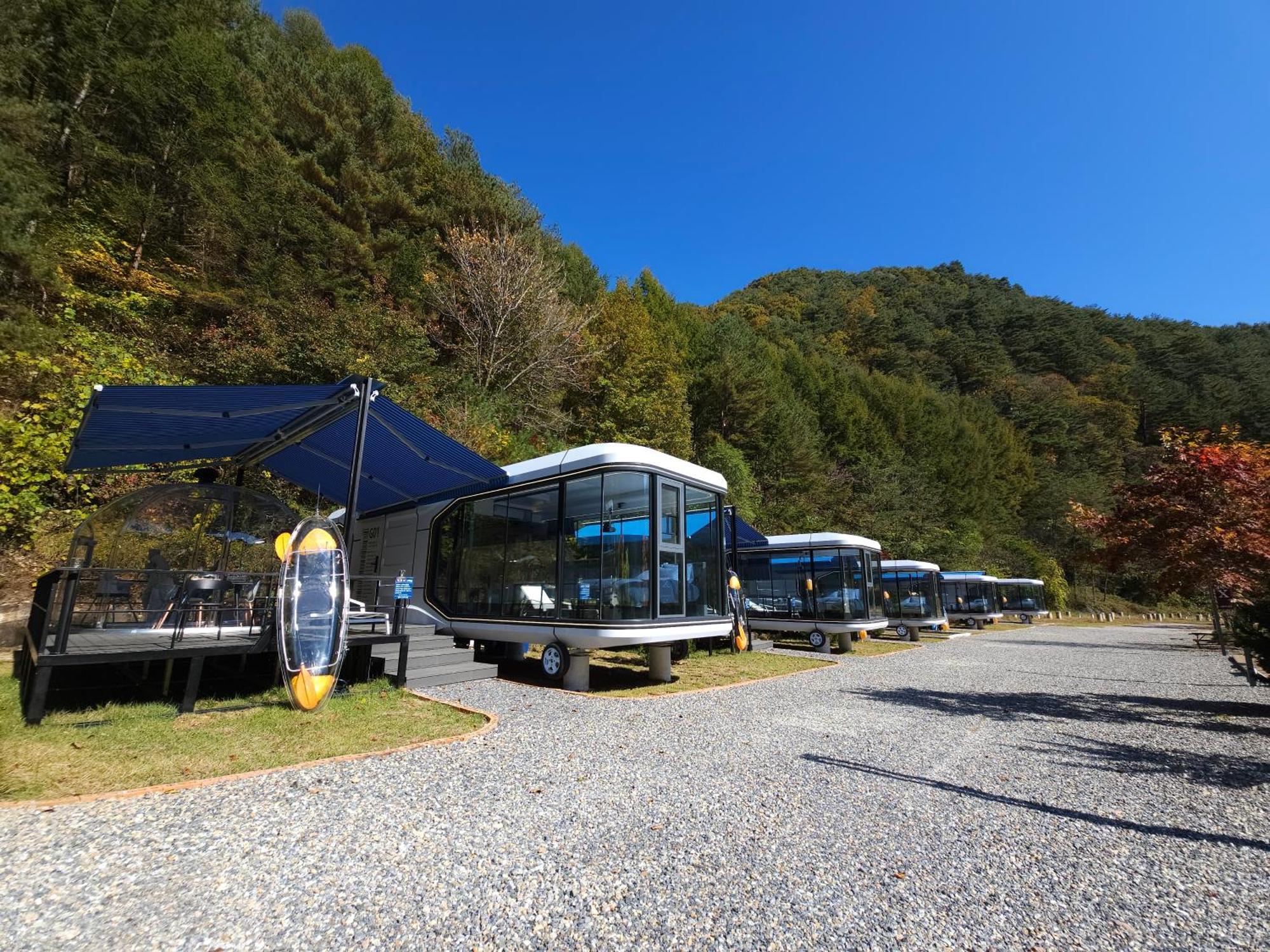 Galaxy X Hotel Type Caravan Glamping & Pension Pyeongchang Luaran gambar