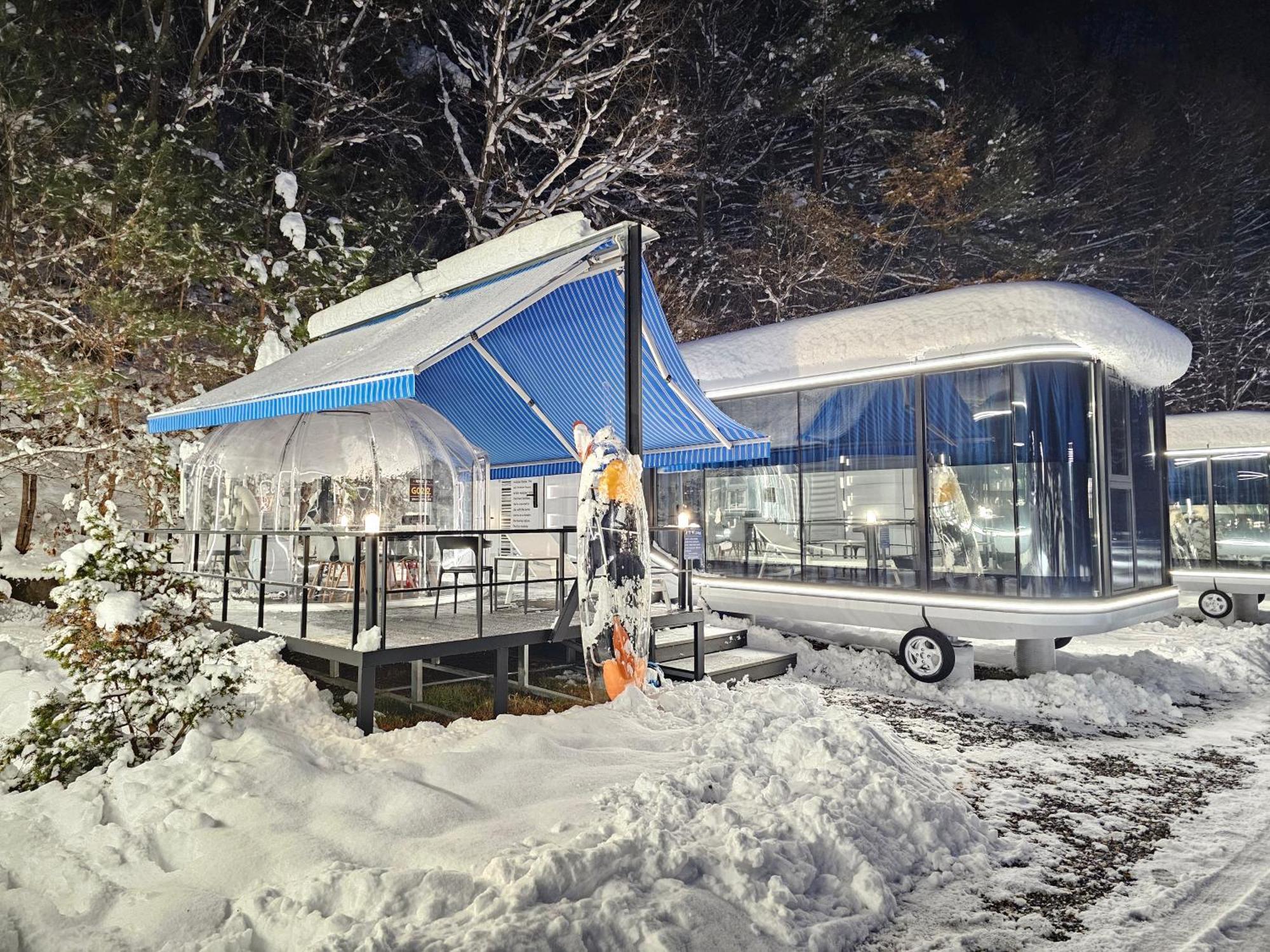 Galaxy X Hotel Type Caravan Glamping & Pension Pyeongchang Luaran gambar