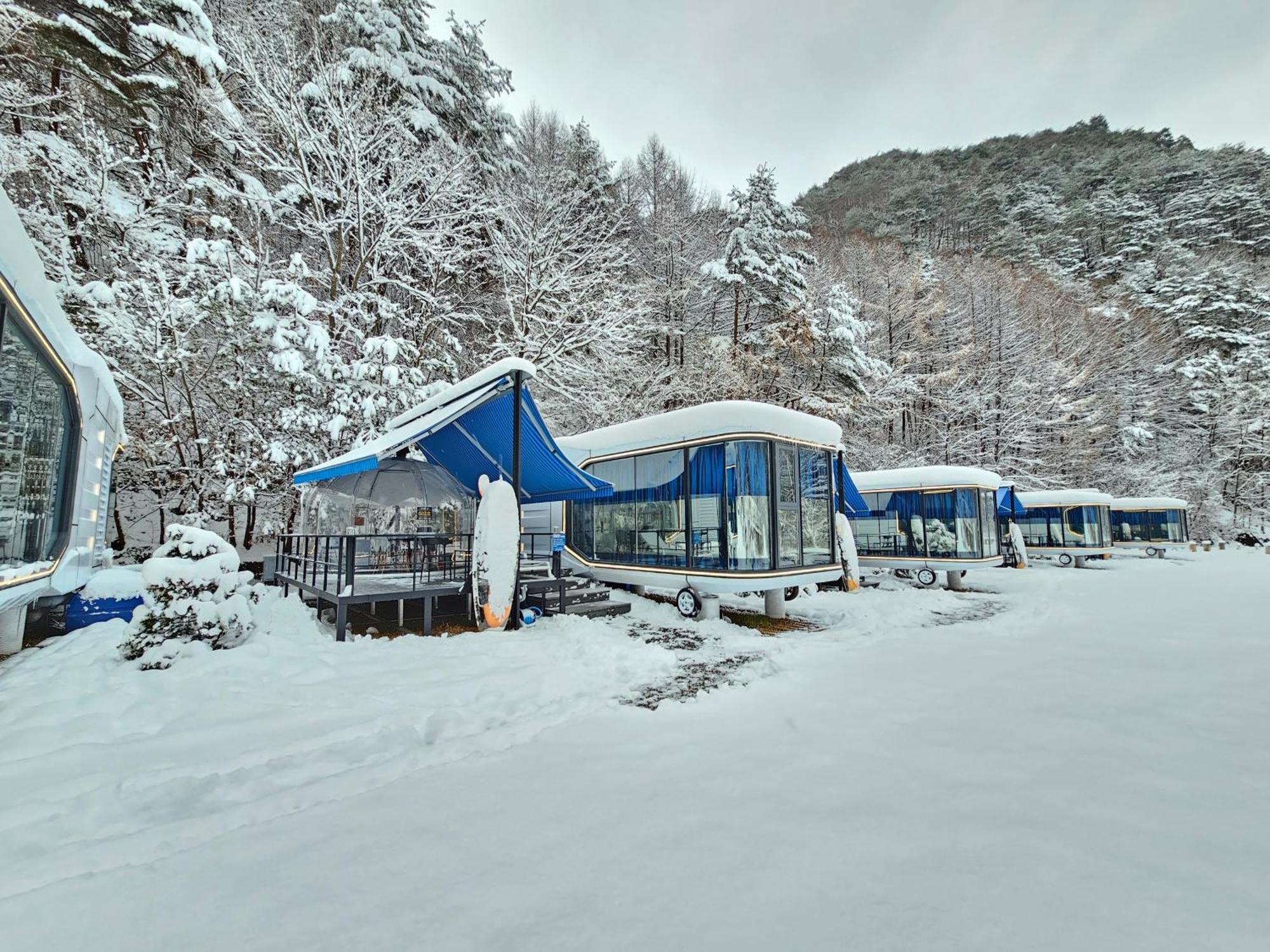 Galaxy X Hotel Type Caravan Glamping & Pension Pyeongchang Luaran gambar